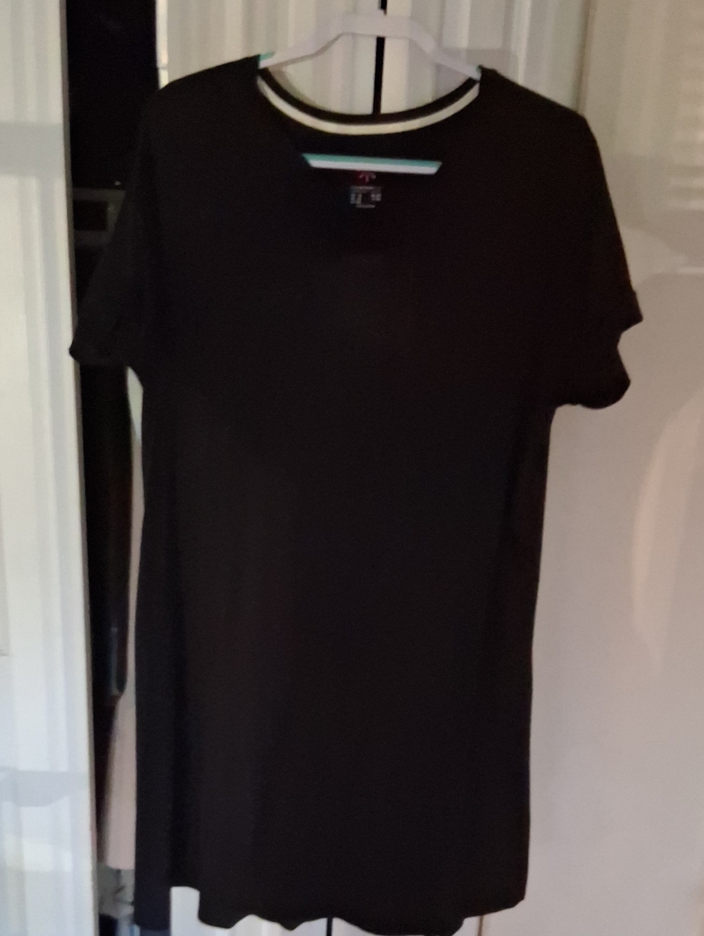 Isaac Mizrahi Black Asymmetrical Hem Dress